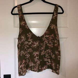 Free People Green Tank